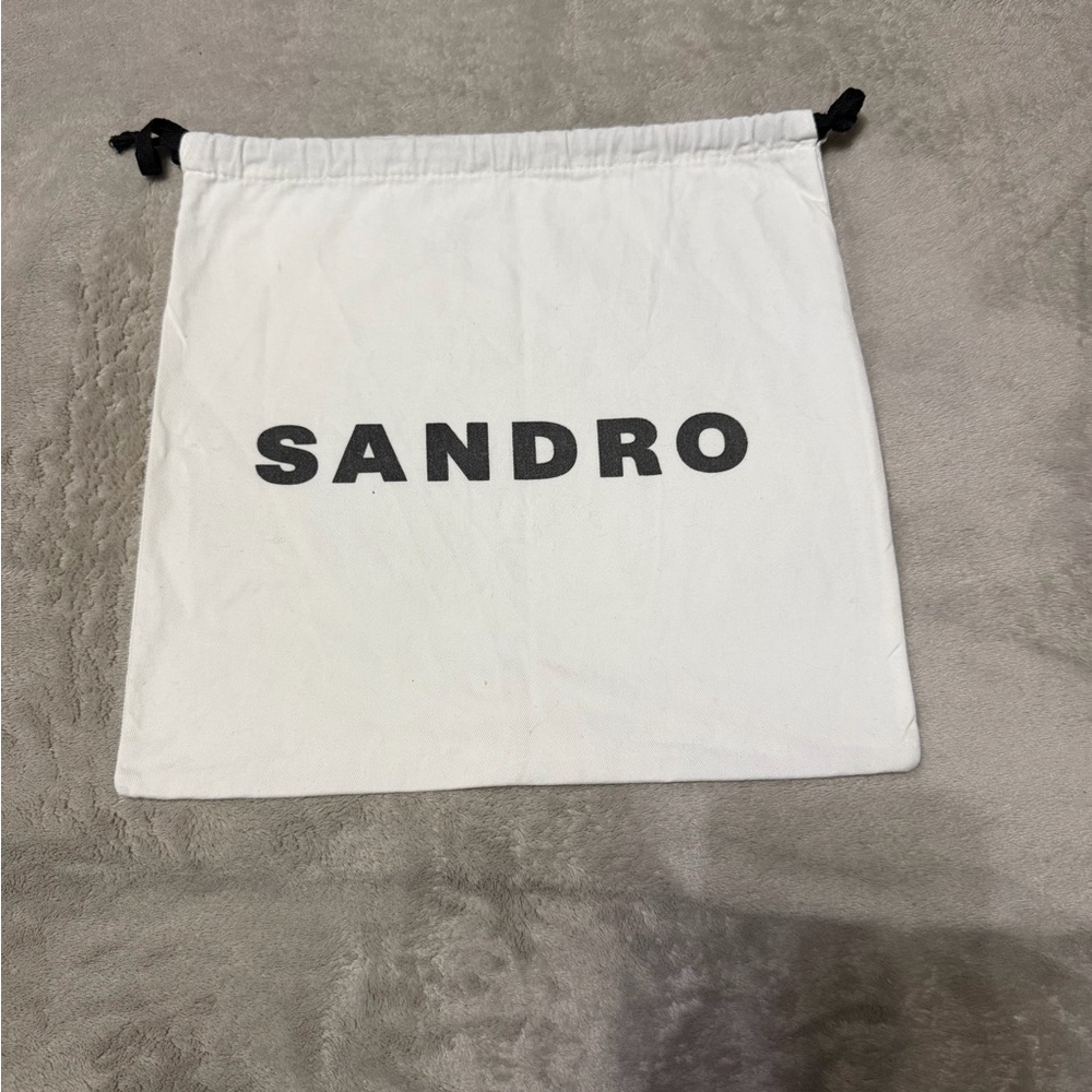Sandro White dust bag new